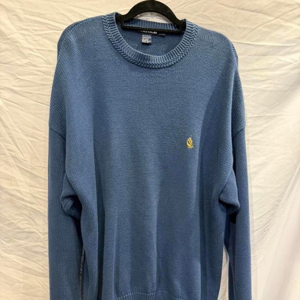 Nautica blue casual knit L